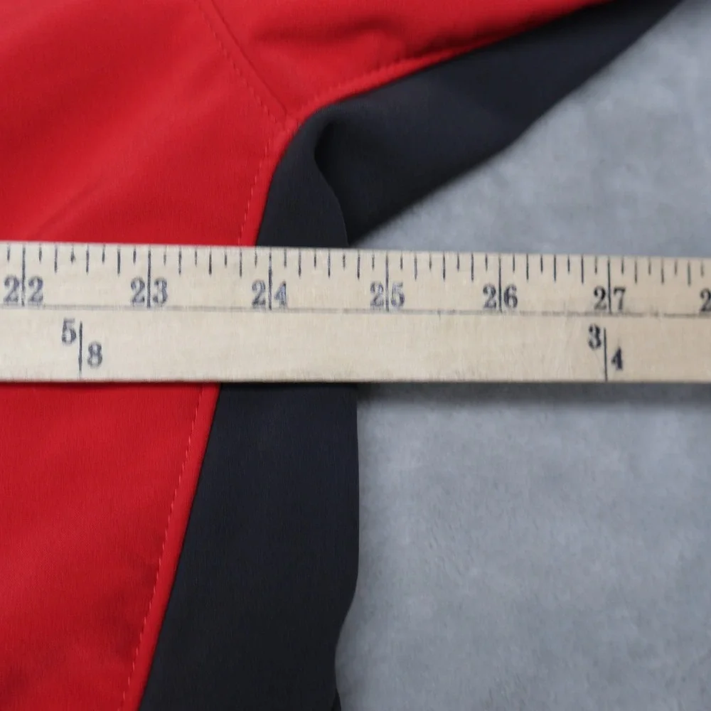 North Face Jacket Mens XL Red Apex Bionic Full Zip Softshell Wind Rain Outdoor